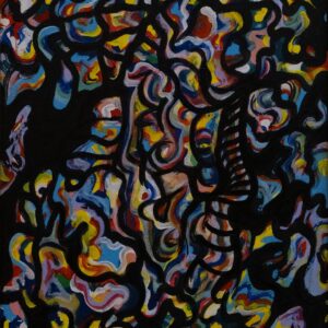 Dipinto “Frammentazioni 2” di Alfonso Naimo
