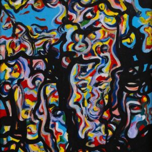 Dipinto “Frammentazioni” di Alfonso Naimo