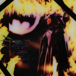 Dipinto “Batman Fire” di Matteo Frasca