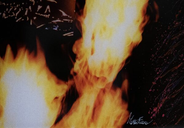Dipinto “Catwoman Roar Fire” di Matteo Frasca - immagine 2