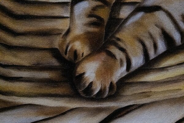 Dipinto “Gatto con Cesta” di Nghenga’ - immagine 4
