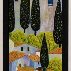 Dipinto “Malcesine 1913” di Giuseppe Iaria