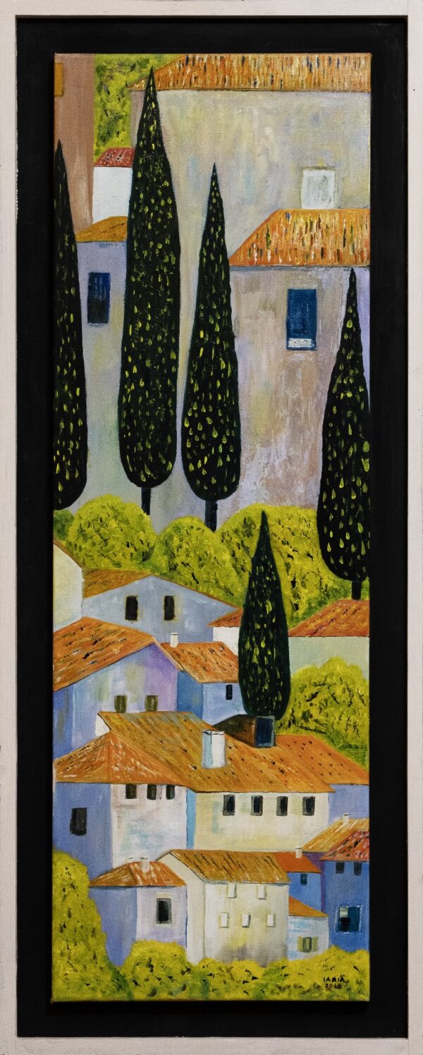 Dipinto “Malcesine 1913” di Giuseppe Iaria