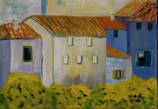 Dipinto “Malcesine 1913” di Giuseppe Iaria - immagine 3