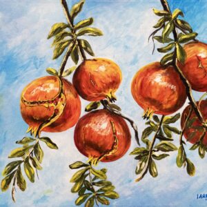 Dipinto “Melograni” di Giuseppe Iaria