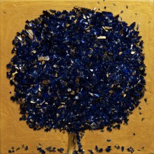 Dipinto “Albero Blu” di Gabriella Frustaci