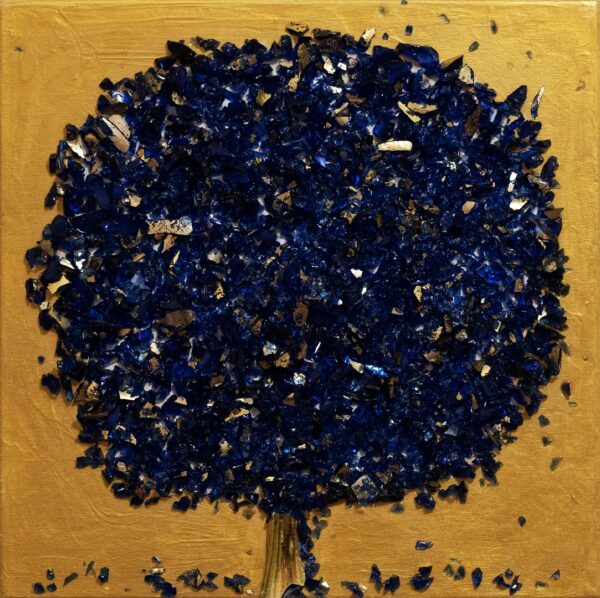 Dipinto “Albero Blu” di Gabriella Frustaci