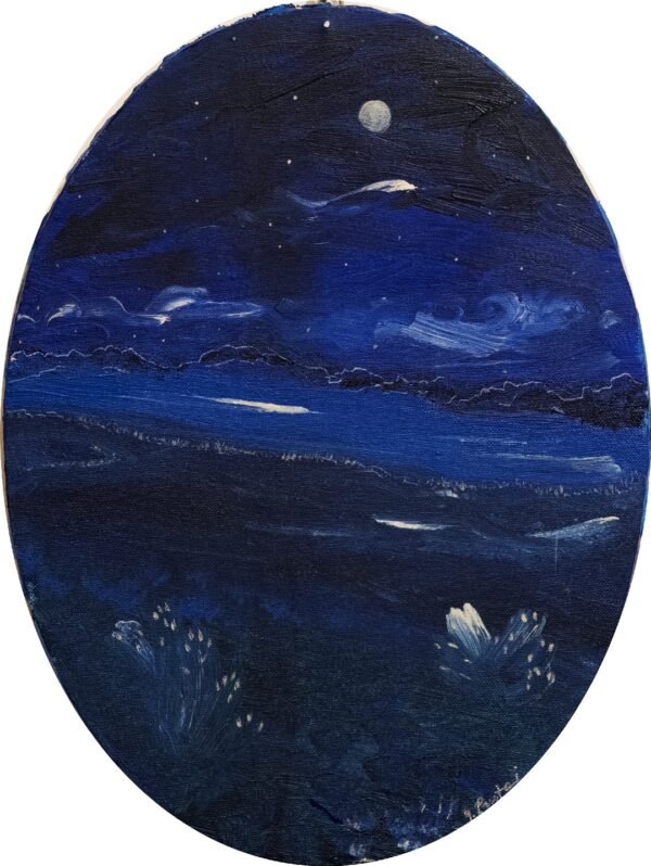 Dipinto “Notturno” di Gabriella Frustaci