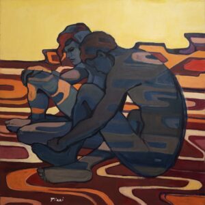 Dipinto “The Two of Us” di Pizzi