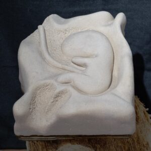 Scultura "Faetus" di Silvana Marrapodi