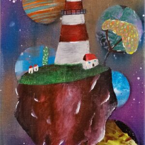 Dipinto "Illuminami" di Silvana Marrapodi