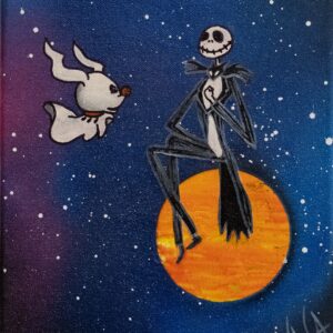 Dipinto "This is Halloween" di Silvana Marrapodi