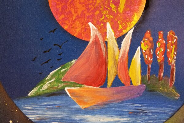 Dipinto "Notte d'Estate" di Silvana Marrapodi - immagine 2