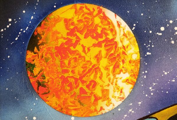 Dipinto "Viaggio Galattico" di Silvana Marrapodi - immagine 2